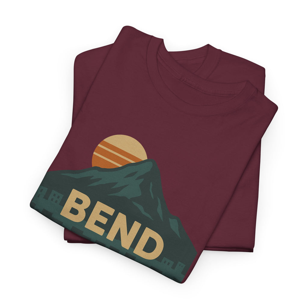 Bend Oregon Vinyl Stop T-Shirt | Mountain Record Player Tee Record Store