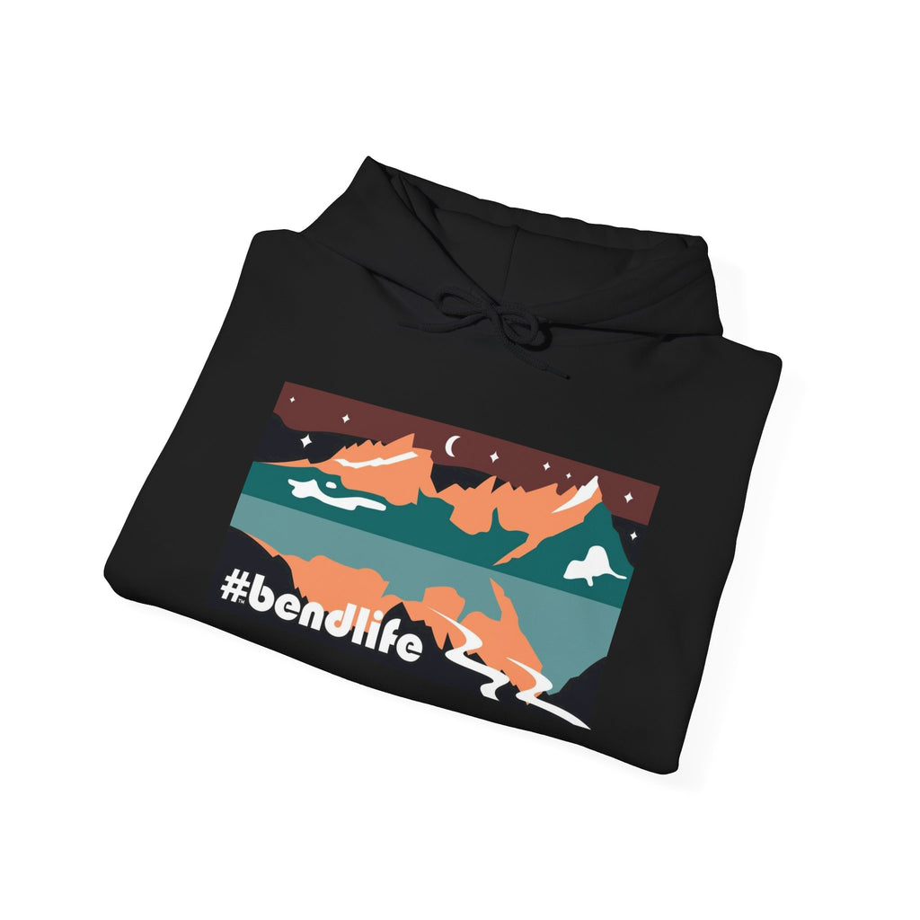 Bend Oregon #bendlife Broken Top Mountain Hoodie - Cascade Collection Bend Oregon Hoodie
