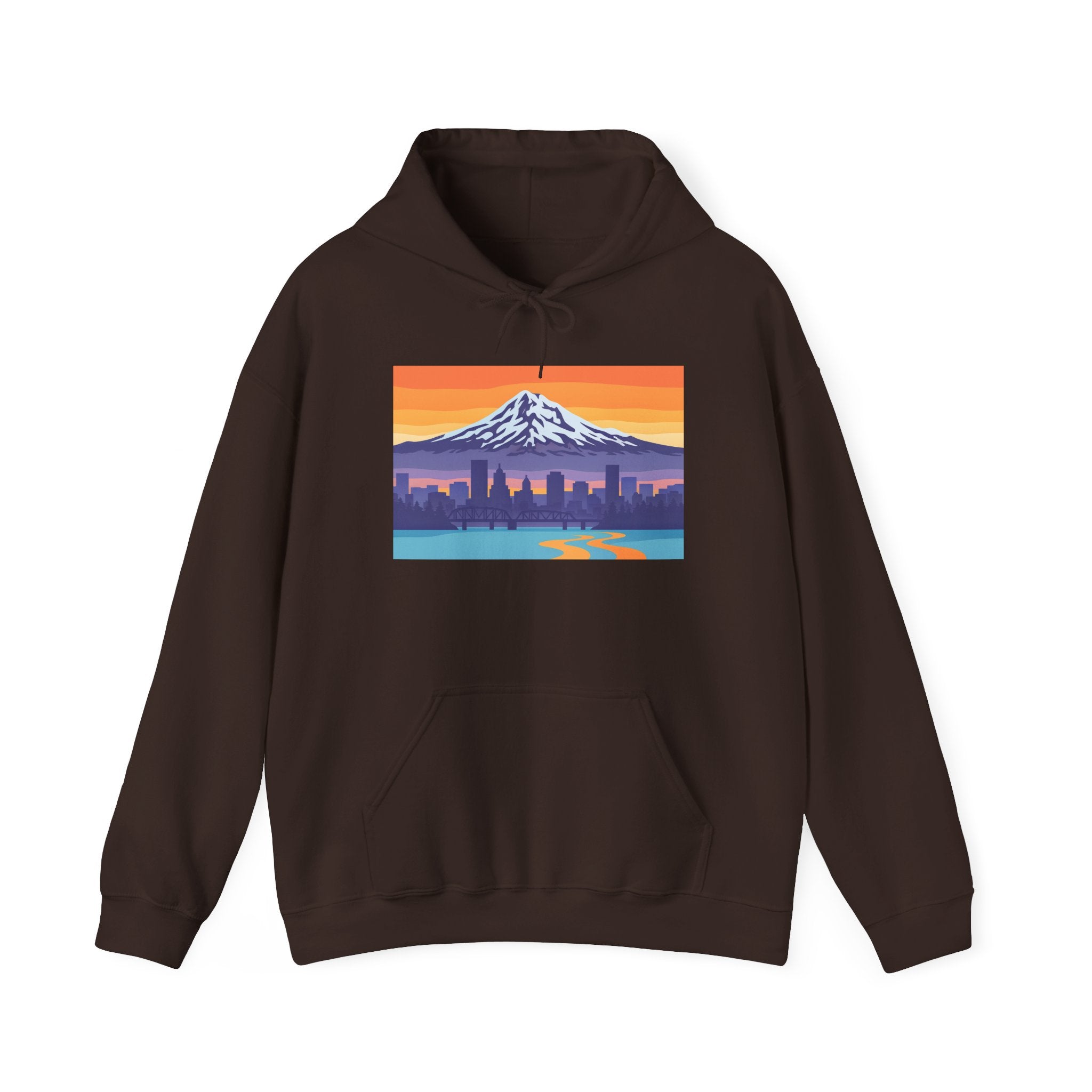 Portland Oregon City Mt Hood #bendlife Hoodie - Cascade Collection Portland Oregon Hoodie