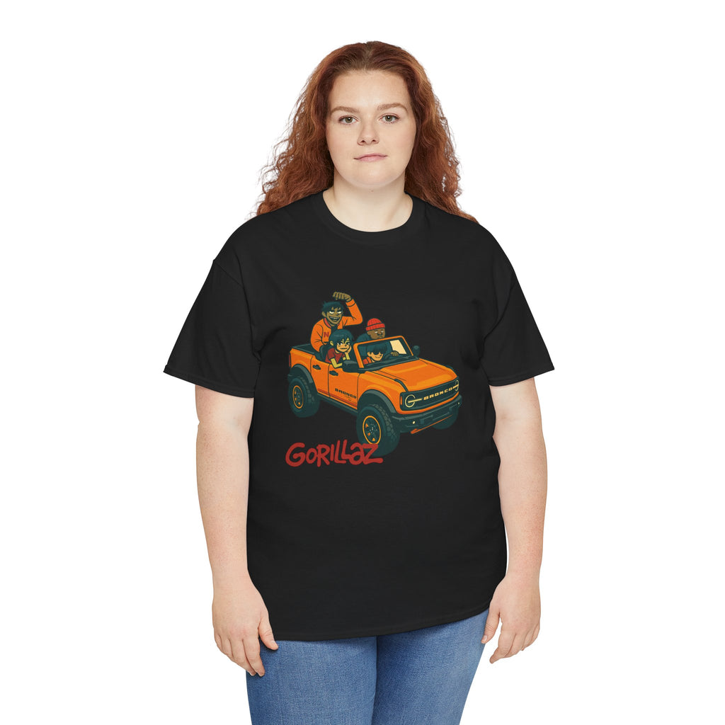 Gorillaz Inspired Bronco Jeep Tee | Band T-Shirt
