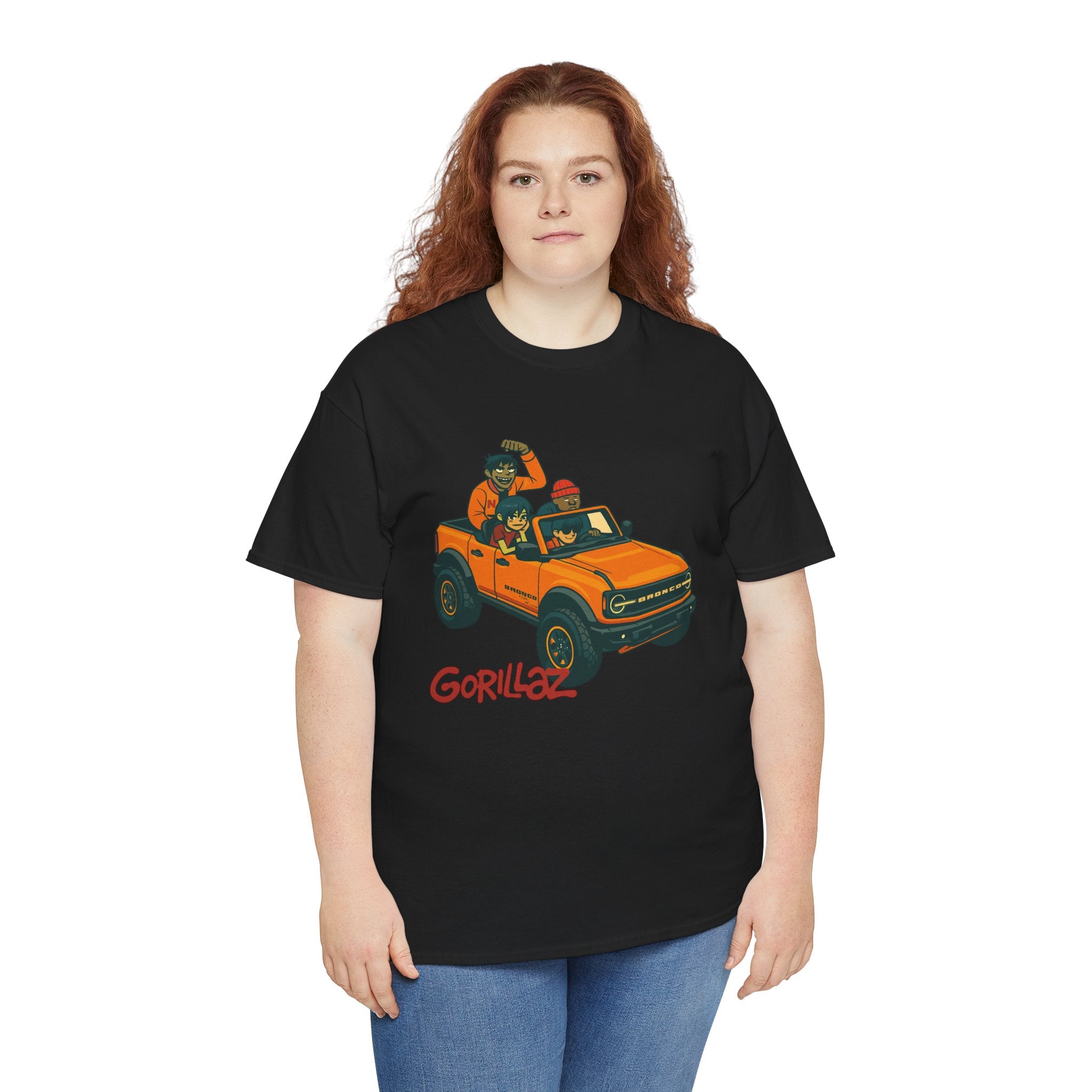 Gorillaz Inspired Bronco Jeep Tee | Band T-Shirt