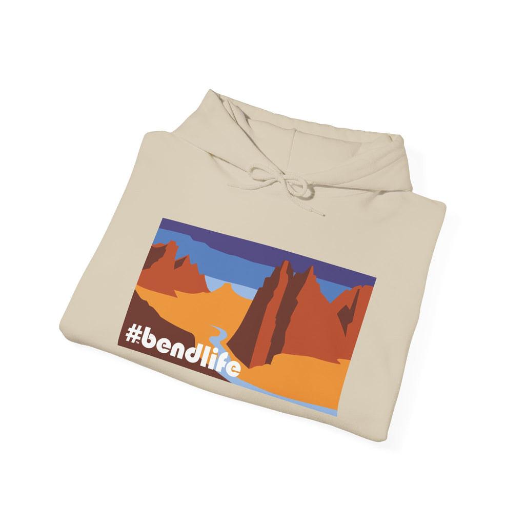 Bend Oregon #bendlife Smith Rock Hoodie - Cascade Collection Bend Oregon Hoodie